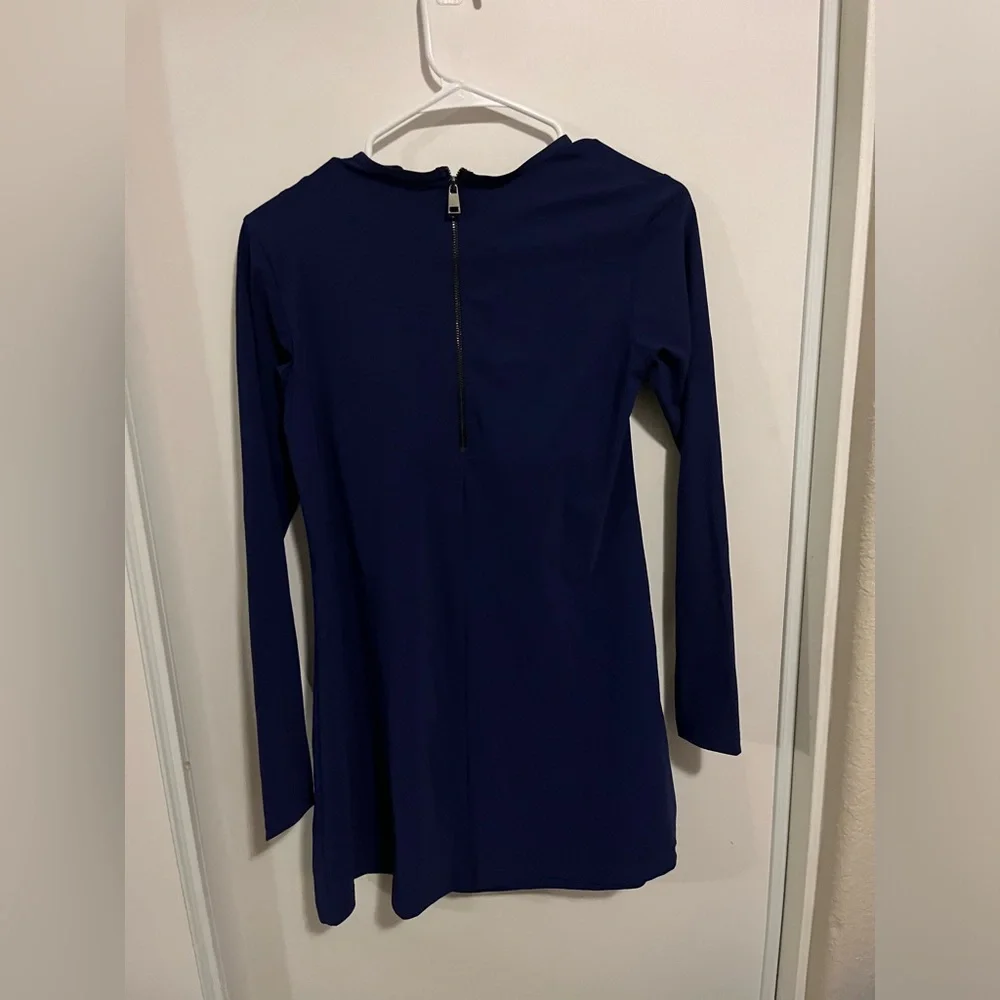 Moeva‎ Womens Blue Modest Top Swimwear Size Small